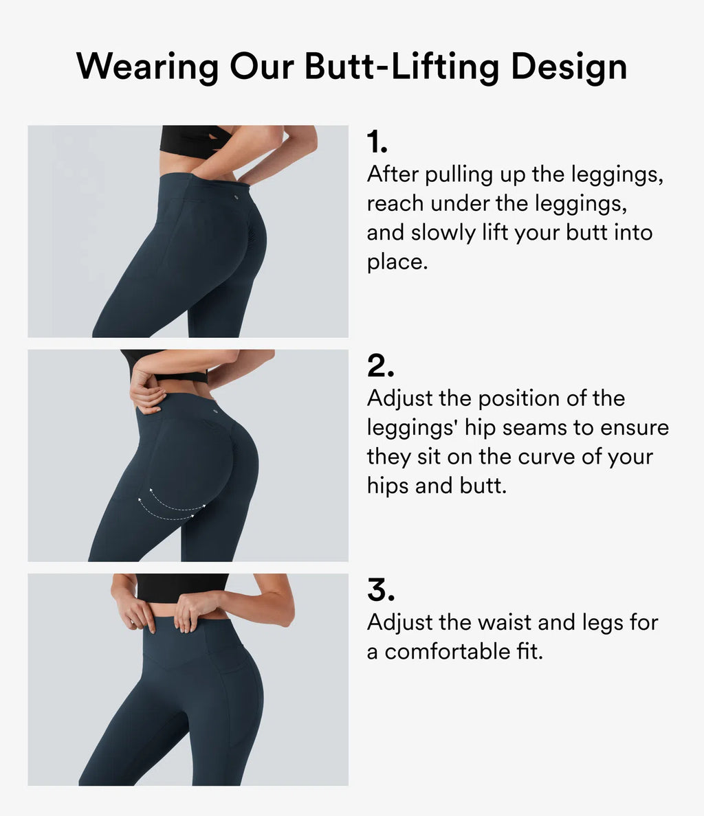 Paula | Leggings moldeadores de cintura alta con bolsillos