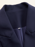 Camille | Vestido midi estilo blazer con escote en V
