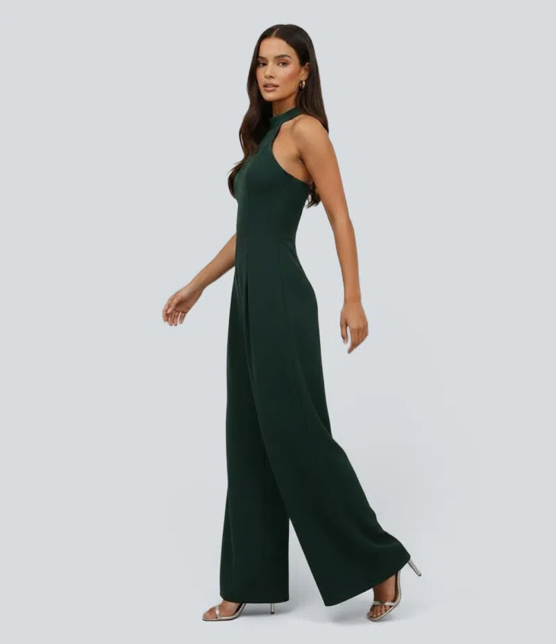 Edurne | Halter Casual Jumpsuit-Easy Peezy Edition