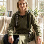 Chaqueta oversize con capucha
