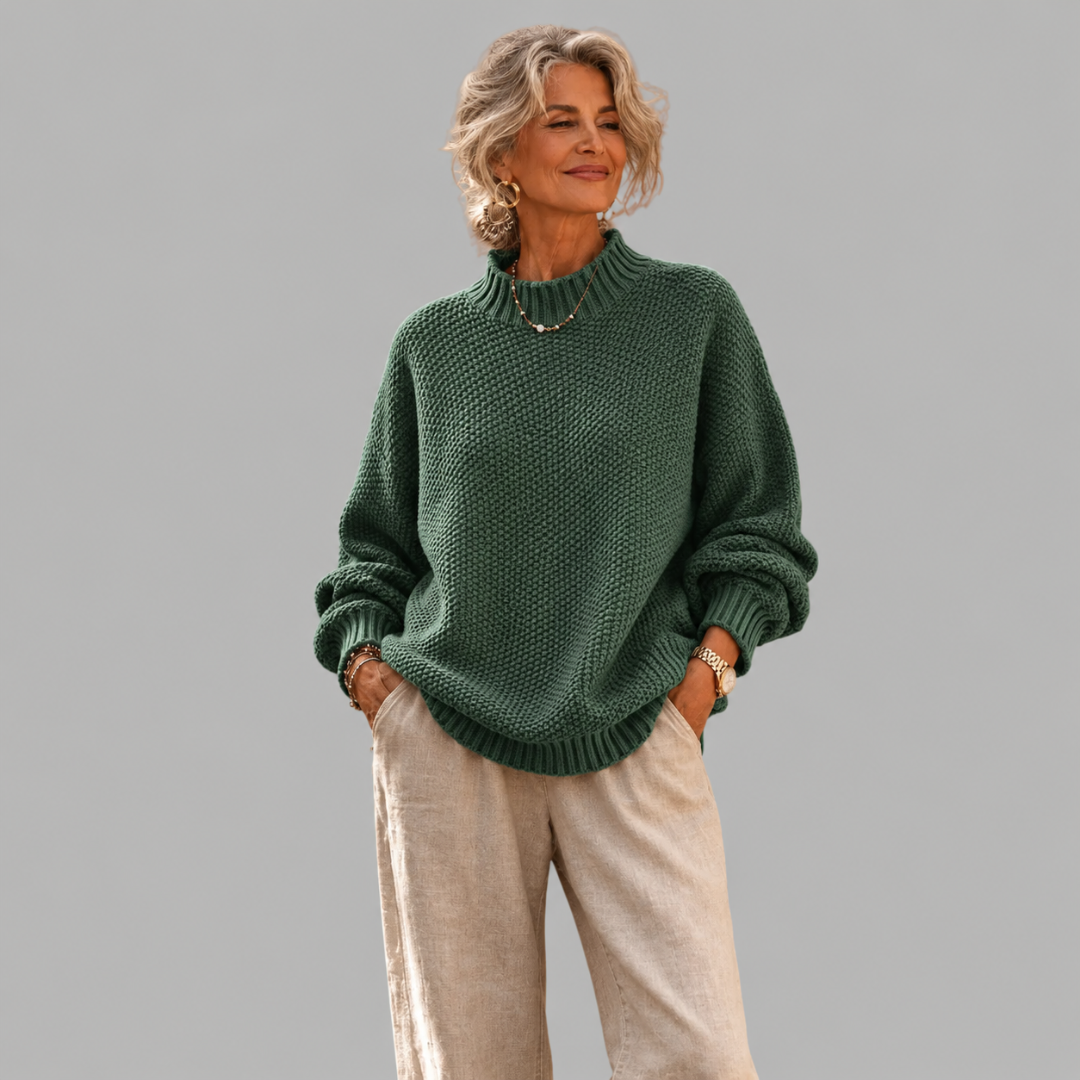 Barbara | Jersey de punto con cuello redondo