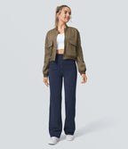 Leyre | Pantalón casual recto con bolsillos