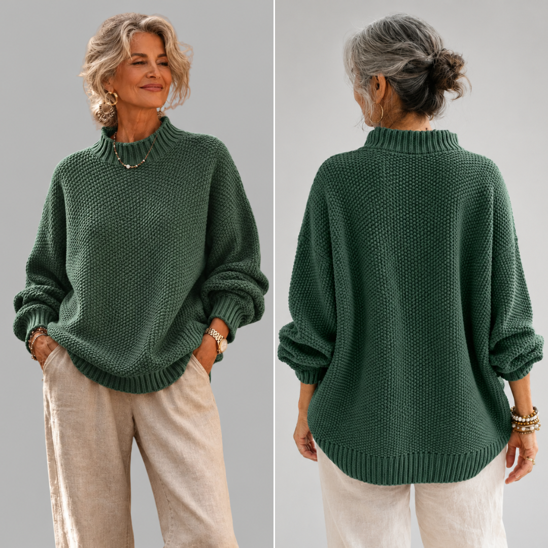Barbara | Jersey de punto con cuello redondo