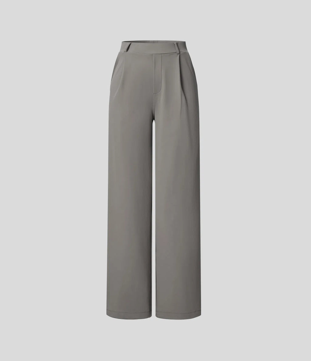 Gemma | Pantalón recto de cintura alta