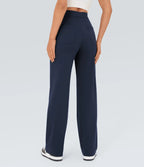 Leyre | Pantalón casual recto con bolsillos