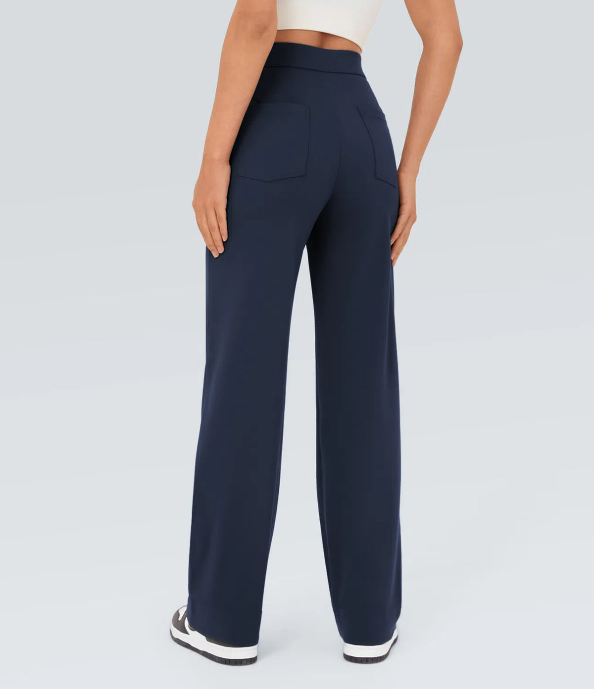 Leyre | Pantalón casual recto con bolsillos
