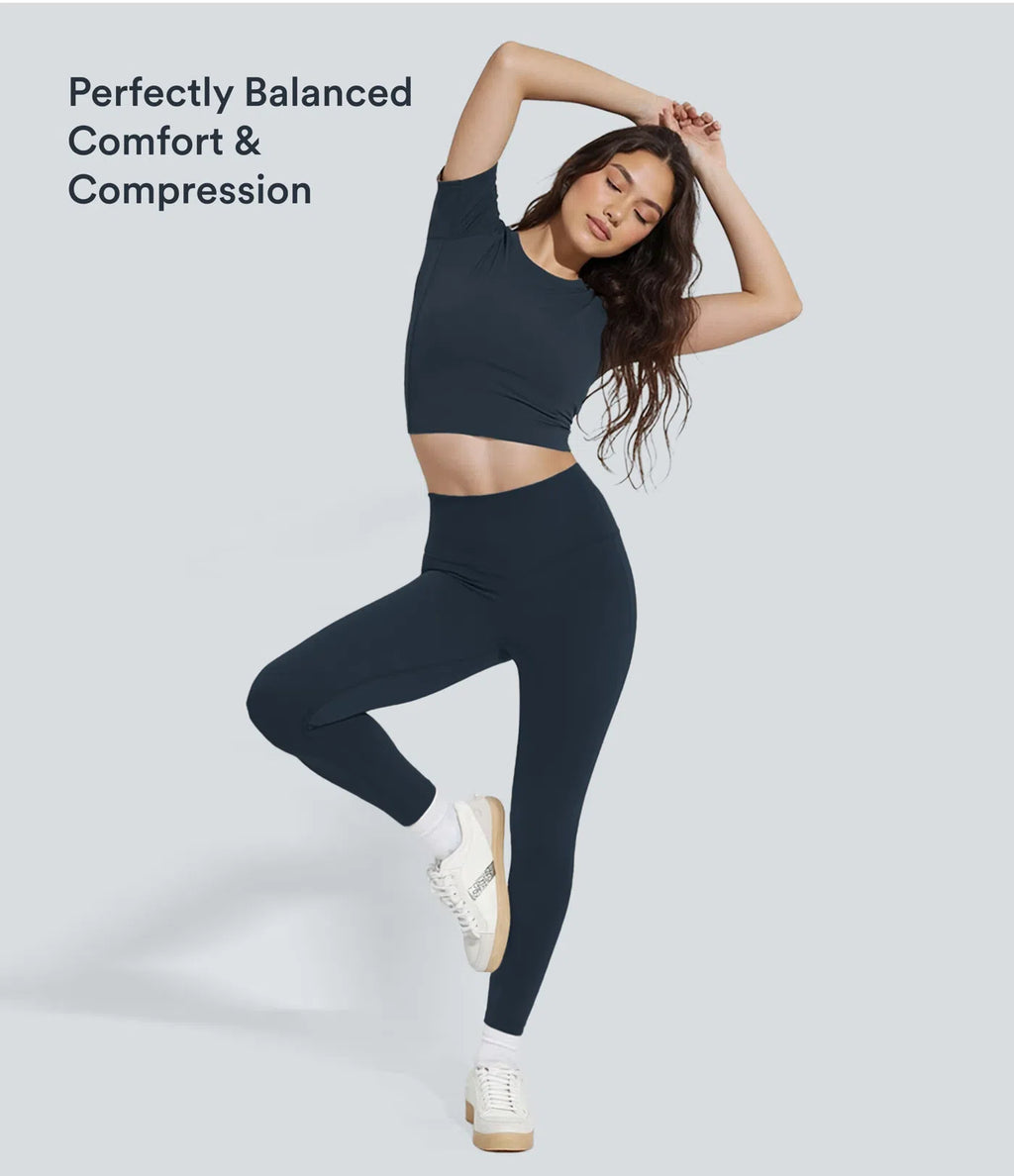Paula | Leggings moldeadores de cintura alta con bolsillos