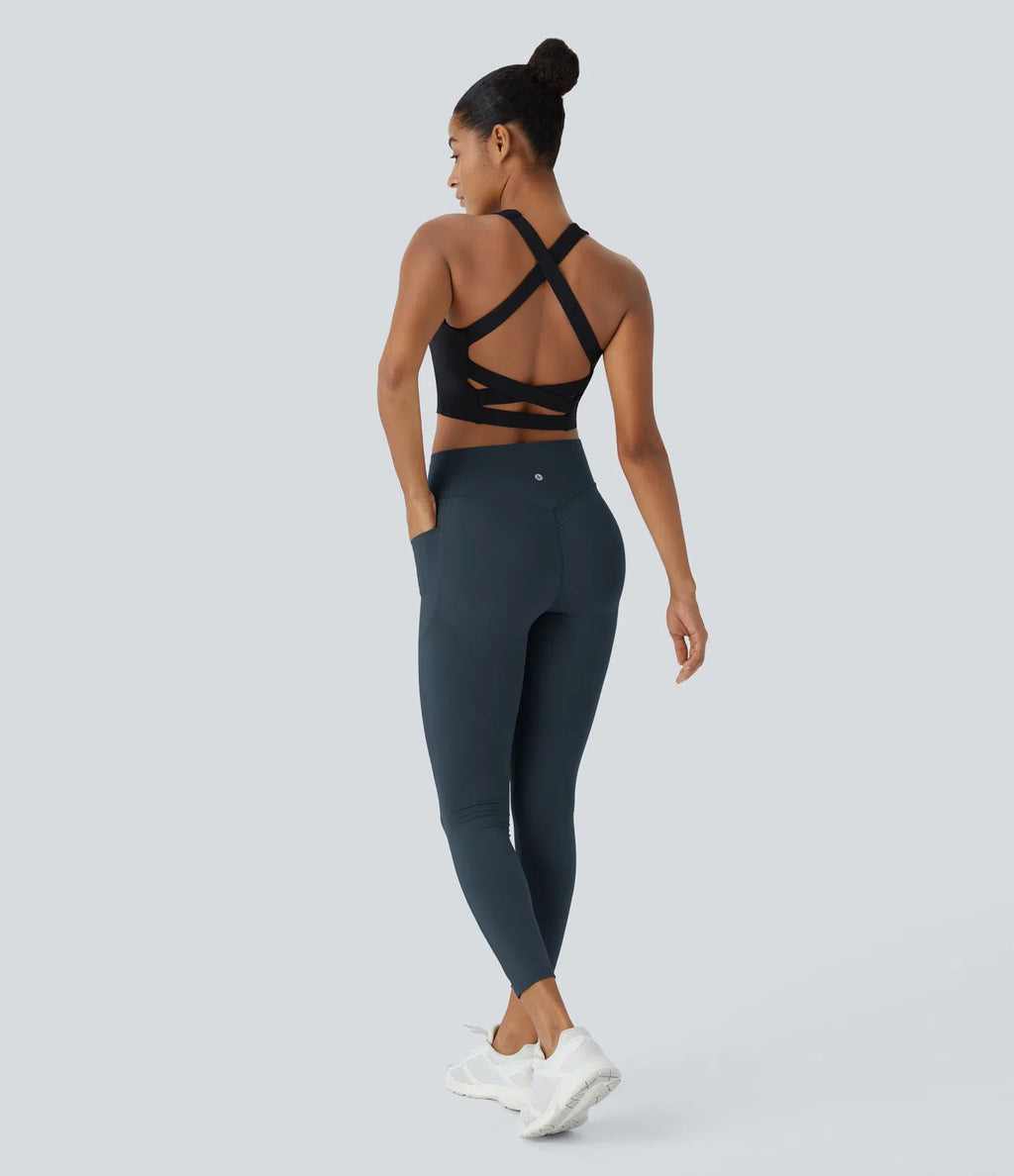 Paula | Leggings moldeadores de cintura alta con bolsillos