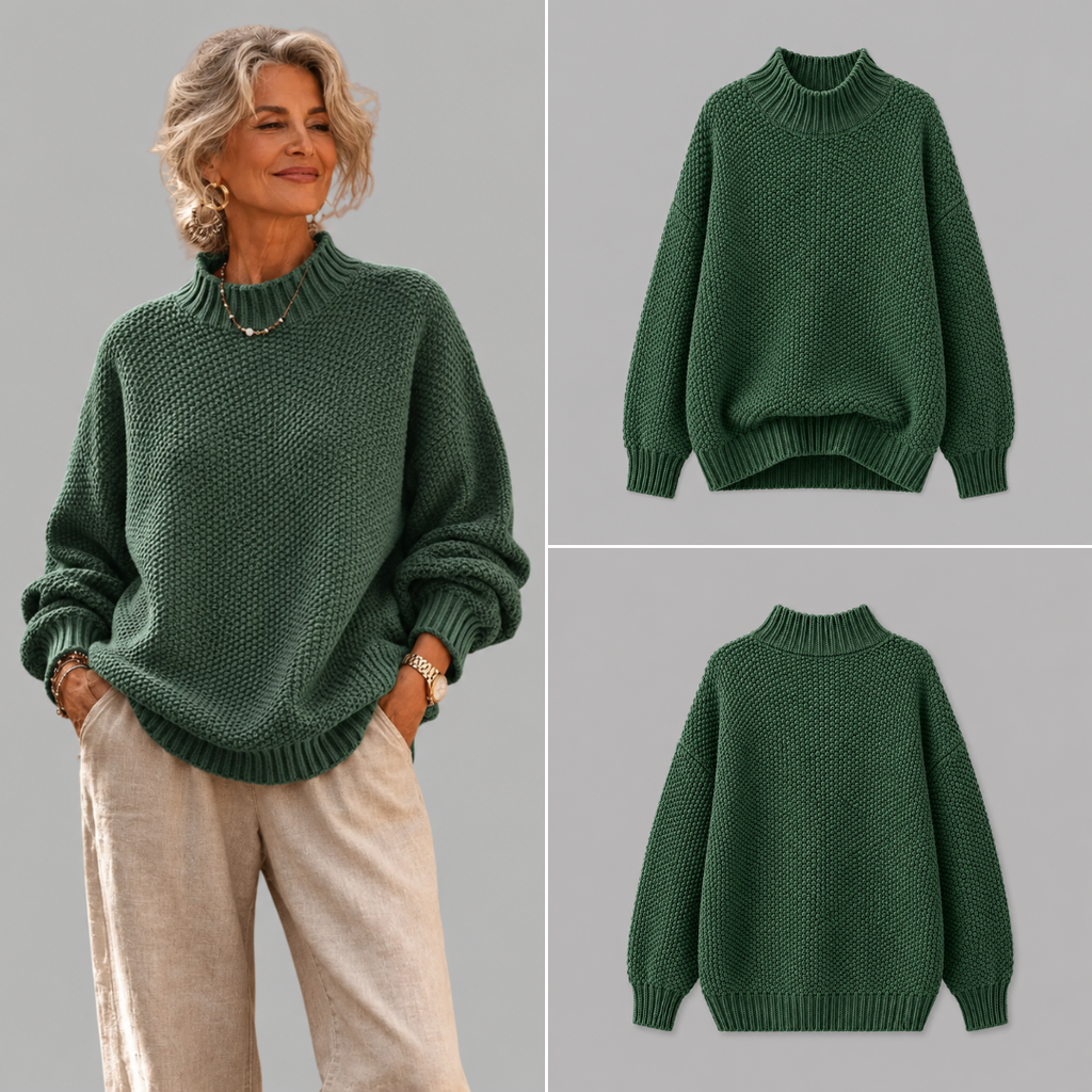 Barbara | Jersey de punto con cuello redondo