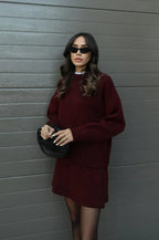 Beatrice | Conjunto de jersey y falda de punto