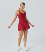Amparo | Vestido deportivo ligero con espalda abierta