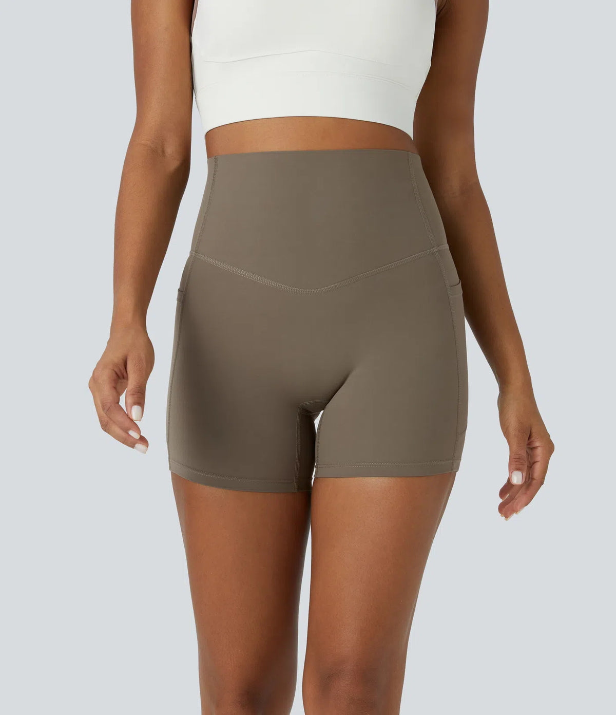 Elisa | Pantalón corto ciclista moldeador con bolsillos
