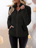Yara | Chaqueta de efecto borreguito con cremallera