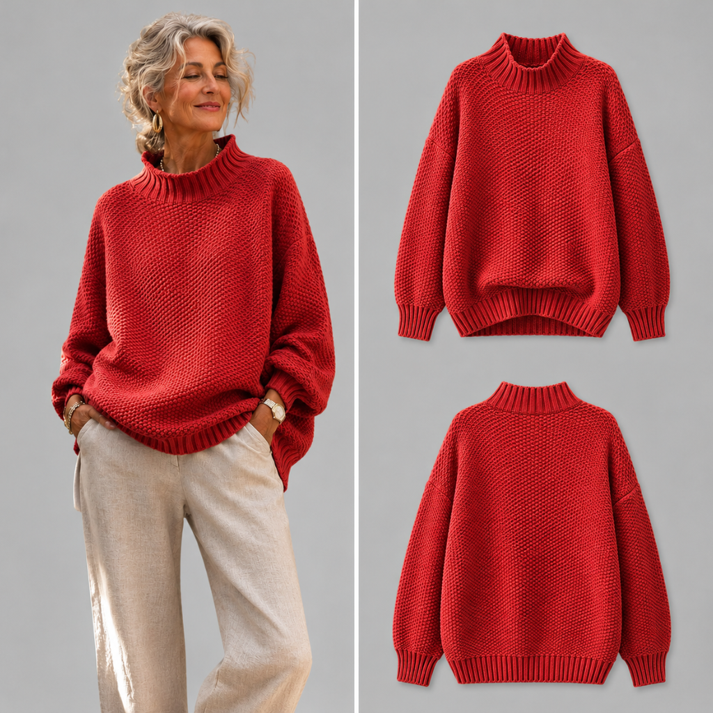 Barbara | Jersey de punto con cuello redondo