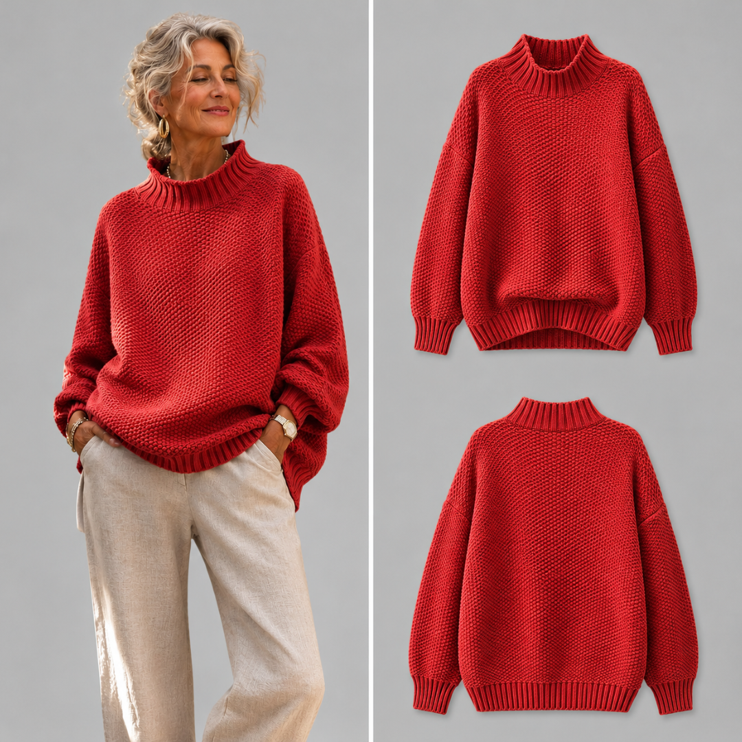 Barbara | Jersey de punto con cuello redondo