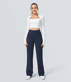 Leyre | Pantalón casual recto con bolsillos