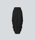 Izaskun | Pantalón fluido de pierna ancha con bolsillos