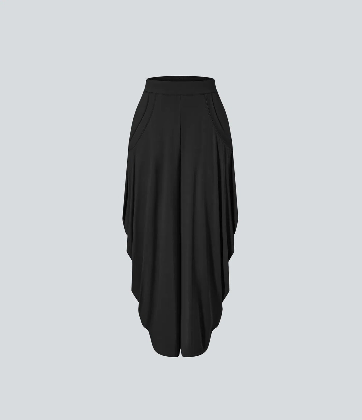 Izaskun | Pantalón fluido de pierna ancha con bolsillos