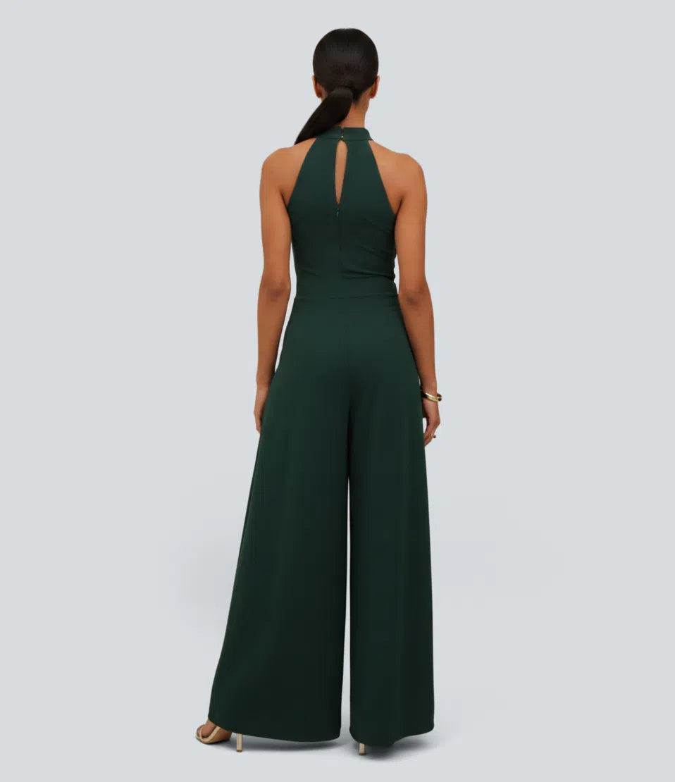 Edurne | Halter Casual Jumpsuit-Easy Peezy Edition