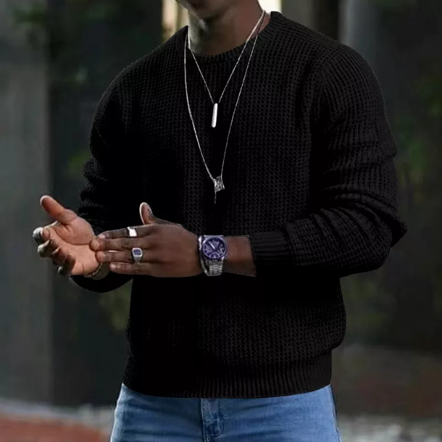 Jersey de cuello redondo para hombre