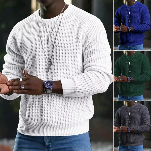 Jersey de cuello redondo para hombre