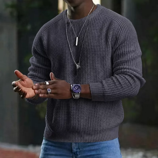 Jersey de cuello redondo para hombre