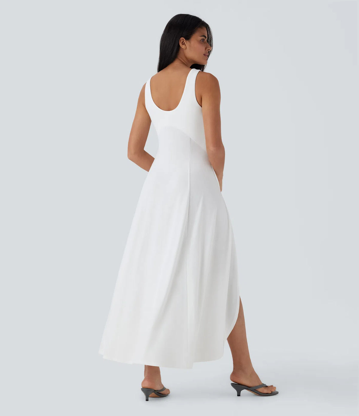 Marisol | Vestido maxi fluido con espalda abierta