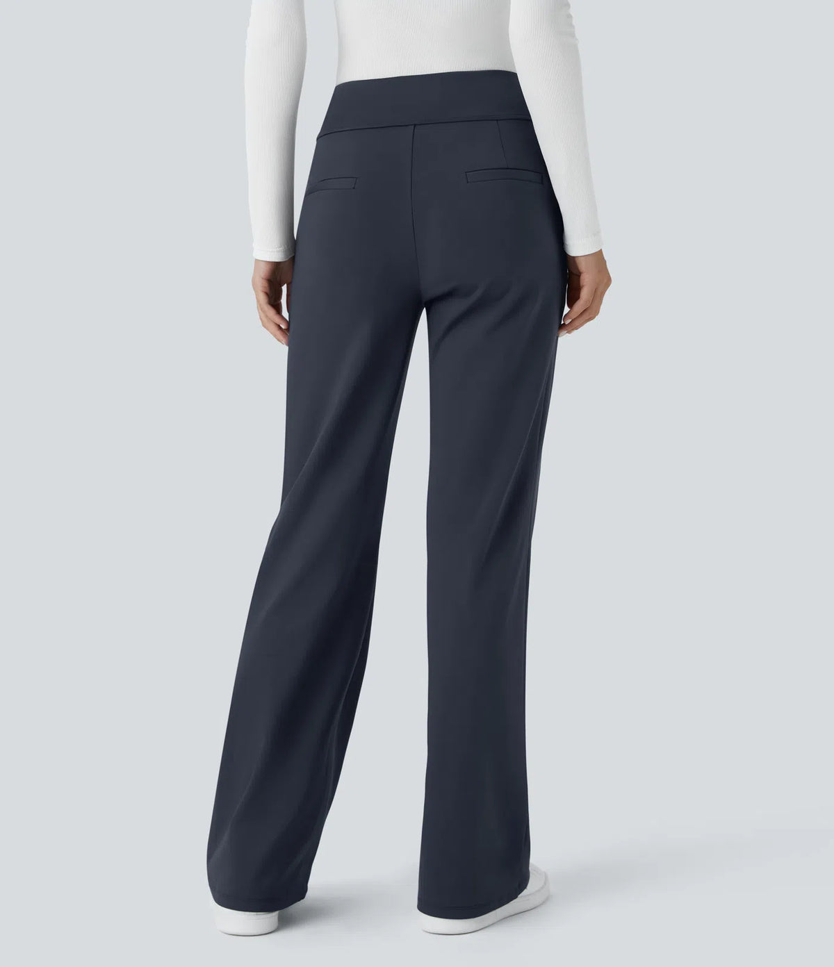 Ainhoa | Pantalón de campana con cremallera lateral
