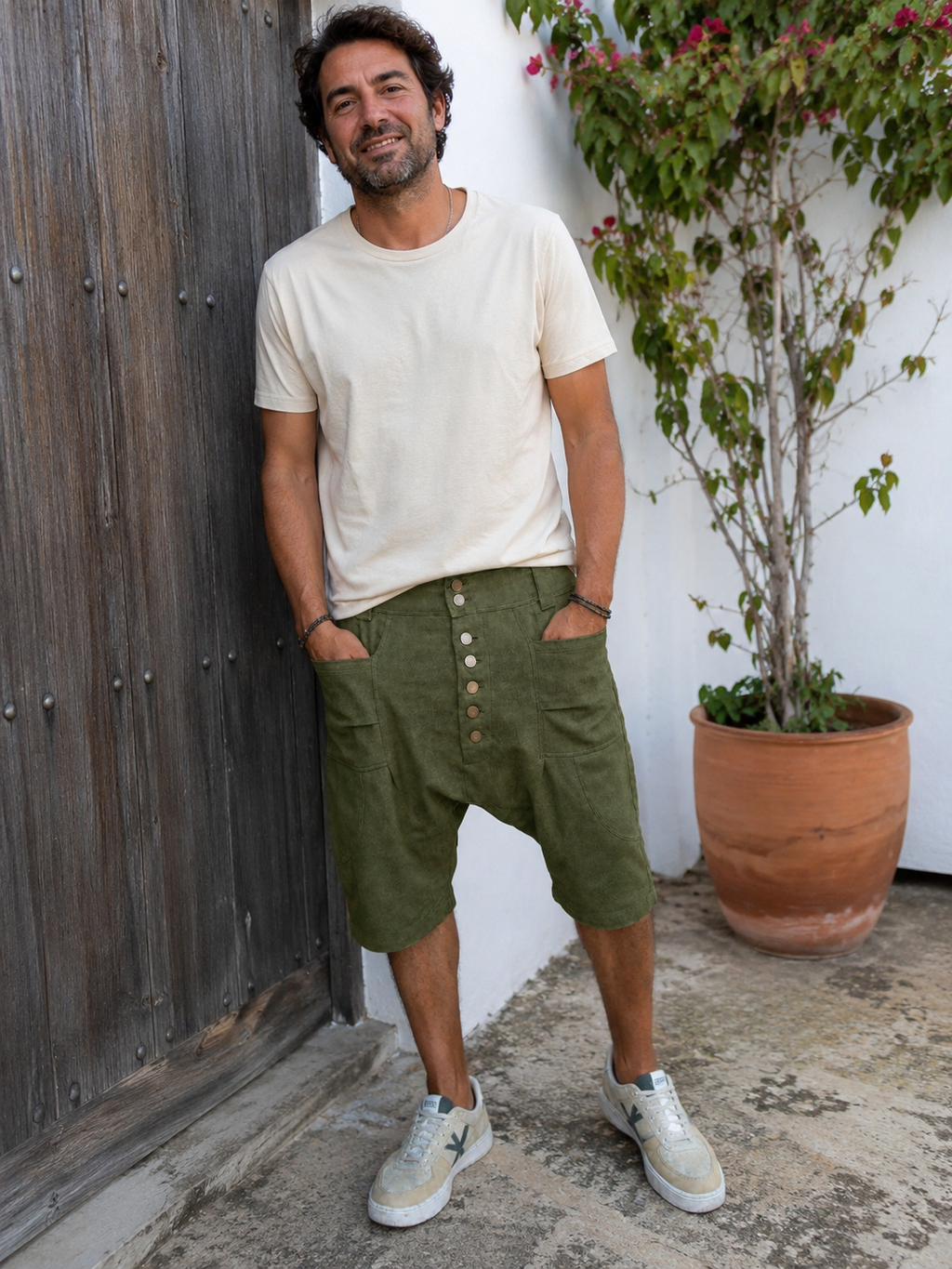 Mell™ | Shorts casual de tiro bajo