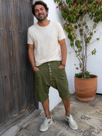 Mell™ | Shorts casual de tiro bajo