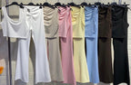 Lagos | Conjunto de top corto y pantalón palazzo