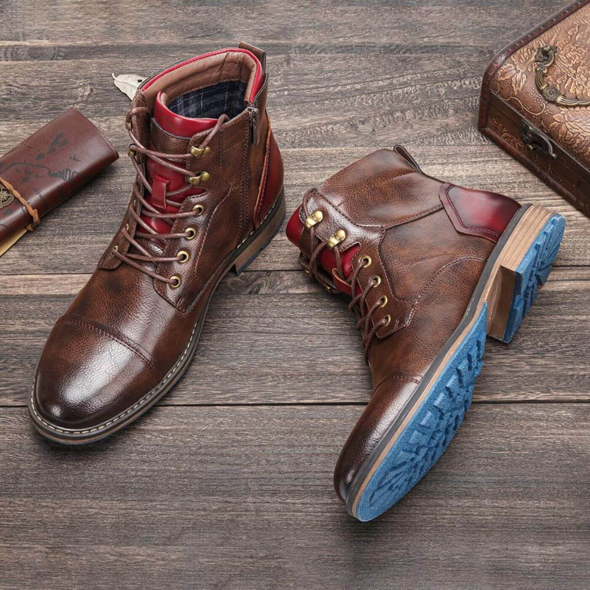 Eldrich™ | Botas de cuero Oxford