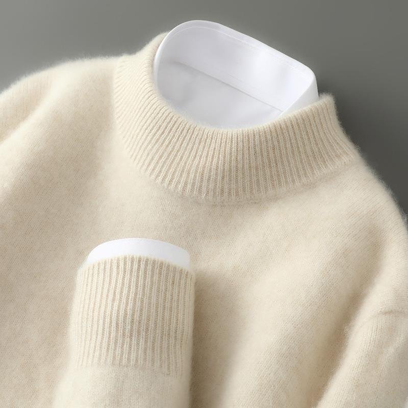Jersey de mujer con cuello redondo