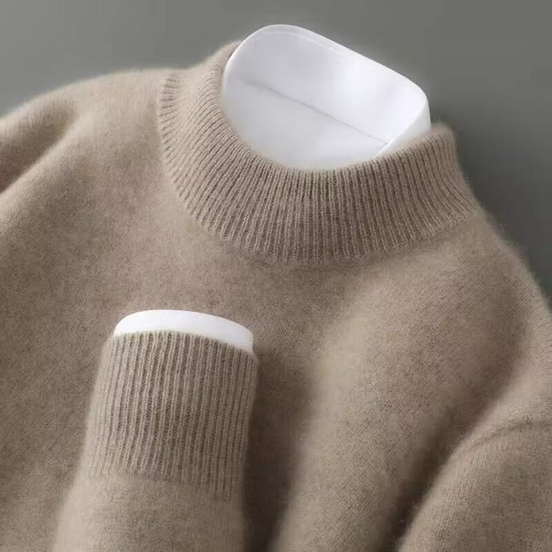 Jersey de mujer con cuello redondo