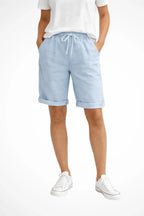 Águeda | Pantalón capri de corte relajado