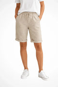 Pantalón capri de corte relajado