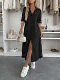 Cerezo | Vestido camisero oversize con cinturón