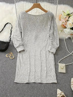 Vestido corto de lentejuelas