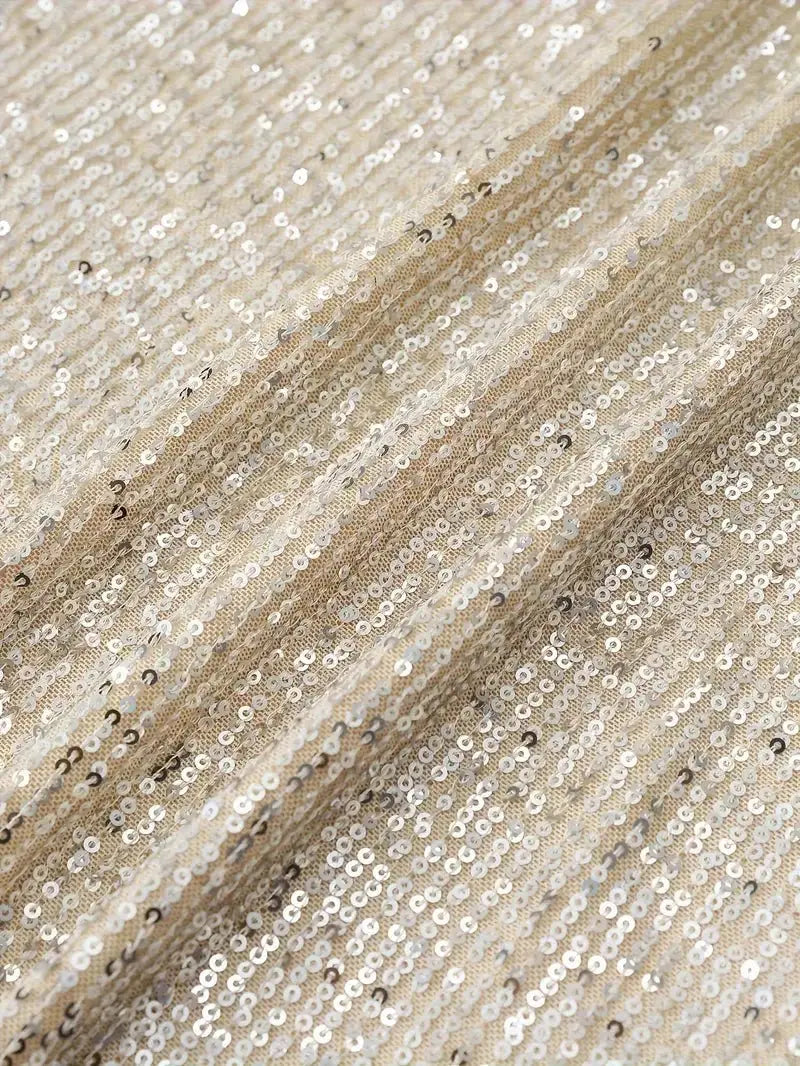 Vestido corto de lentejuelas