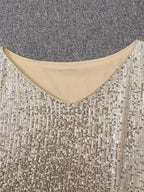 Vestido corto de lentejuelas