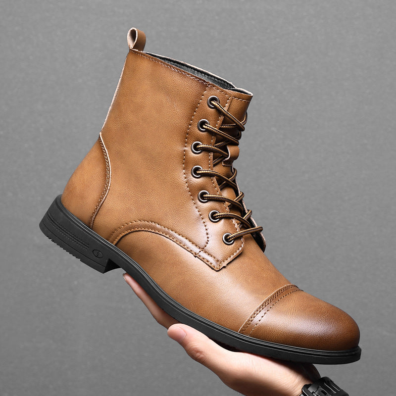 Morgan™ | Botines de cuero sintético