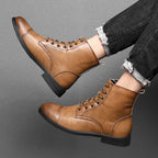 Morgan™ | Botines de cuero sintético
