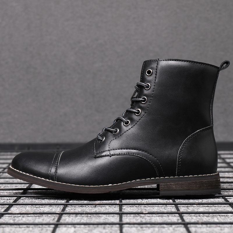 Morgan™ | Botines de cuero sintético