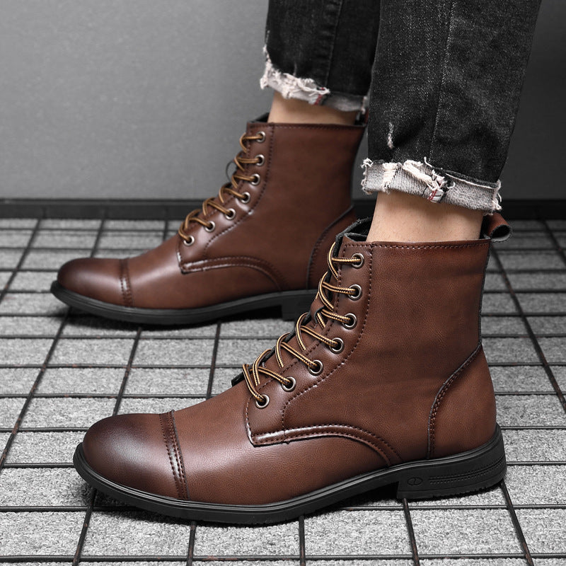 Morgan™ | Botines de cuero sintético