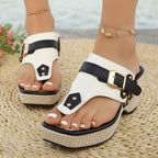 Soledad | Sandalias de plataforma con correa