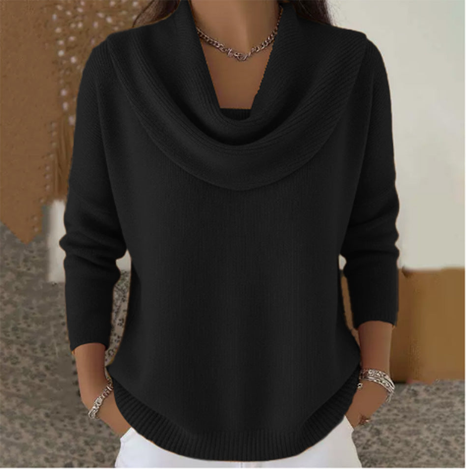 Iefje | Jersey con cuello drapeado