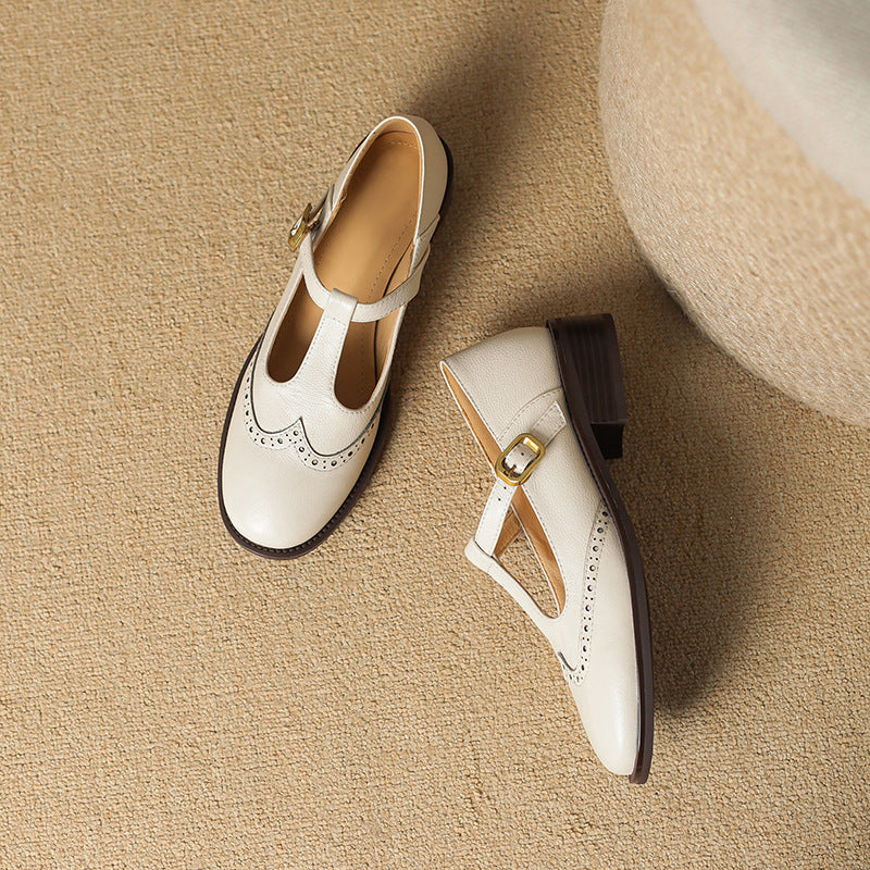 Maddalena | Zapatos Mary Jane con tira en T