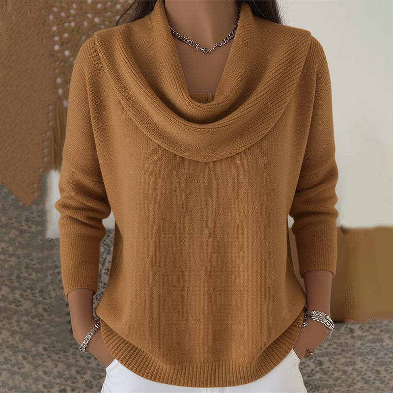 Iefje | Jersey con cuello drapeado