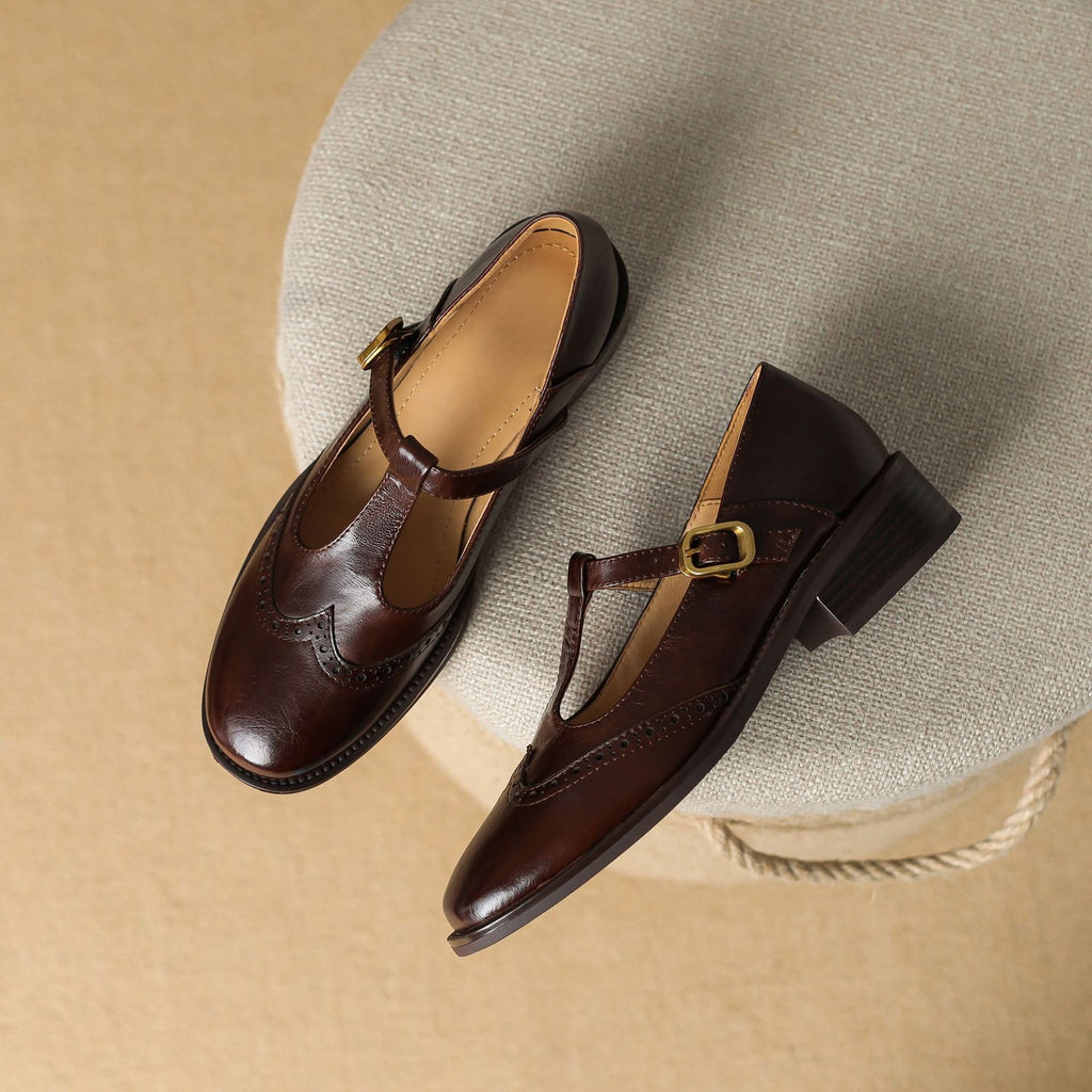 Maddalena | Zapatos Mary Jane con tira en T