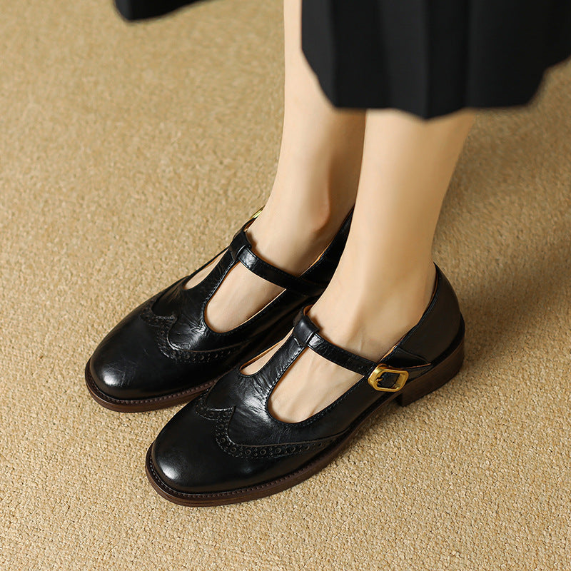 Maddalena | Zapatos Mary Jane con tira en T
